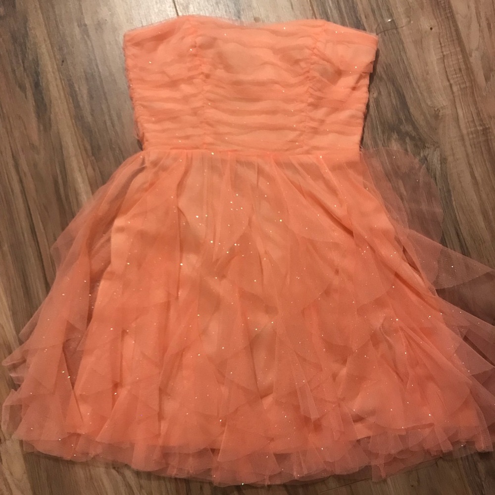 Sparkly pink/coral dress